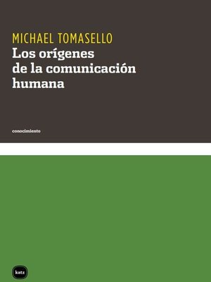cover image of Los orígenes de la comunicación humana